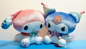 My Melody and Kuromi SET 2 Shell Pearl BIG plush 30cm toy Doll Sanrio Furyu - Picture 1 of 8
