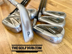 TaylorMade Sim 2 4-P Iron Set- *Upgraged* Black KBS $ Taper 125 Stiff Shaft - Picture 1 of 8