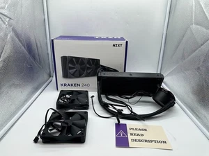 NZXT Kraken 240 - RL-KN-240-B1-240mm AIO CPU Flüssigkeitskühler LESEN - Bild 1 von 6