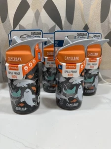 NEW CamelBak Eddy Kids BPA Free Water Bottle 12oz Sharks FREE SHIP - Picture 1 of 7