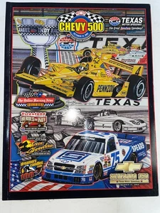 2003 Texas Motor Speedway Chevy 500 Souvenir Program IndyCar Gil de Ferran - Picture 1 of 5