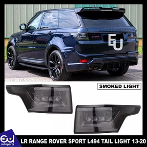 PAIR SEQUENTIAL LED SMOKED REAR TAIL LIGHT LAMP FOR RANGE ROVER SPORT L494 13-20 - Picture 1 of 13