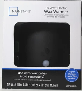 Mainstays Elektrischer 18 Watt Keramik Wachsschmelzwärmer, Schwarz - Bild 1 von 4