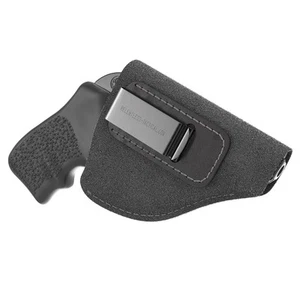Made in USA Suede Leather Revolver Holster - Fits .38 Special & J Frame Revol... - Picture 1 of 6