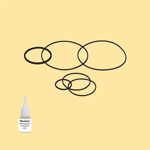 Riemen Öl = Kit 5 für Aiwa NSX-S 215 Compact System - Picture 1 of 7