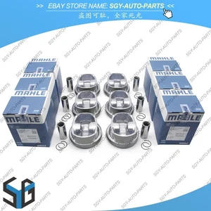 6x Pistons & Rings Set Mahle For Porsche Panamera 970 3.6L V6 M46.20 M46.40 - Picture 1 of 7
