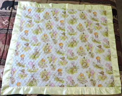 手工制作婴儿毯子被子被套翻领毯 — 第 1/4 张图片