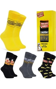 Only Fools And Horses Men's Crew Socks, Soft and Breathable Pack of 4 - Picture 1 of 6