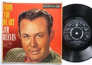 Jim Reeves From The Heart EP RCA Victor RCX7131 EX/EX 1962 picture sleeve has w - Picture 1 of 9