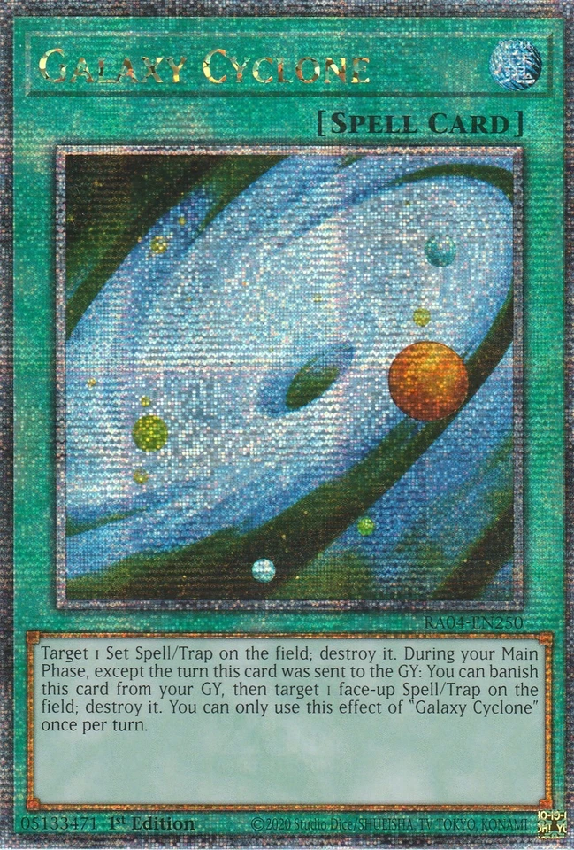 Galaxy Cyclone - RA04 Quarter Century Rare  - Yugioh - Image 1 of 1