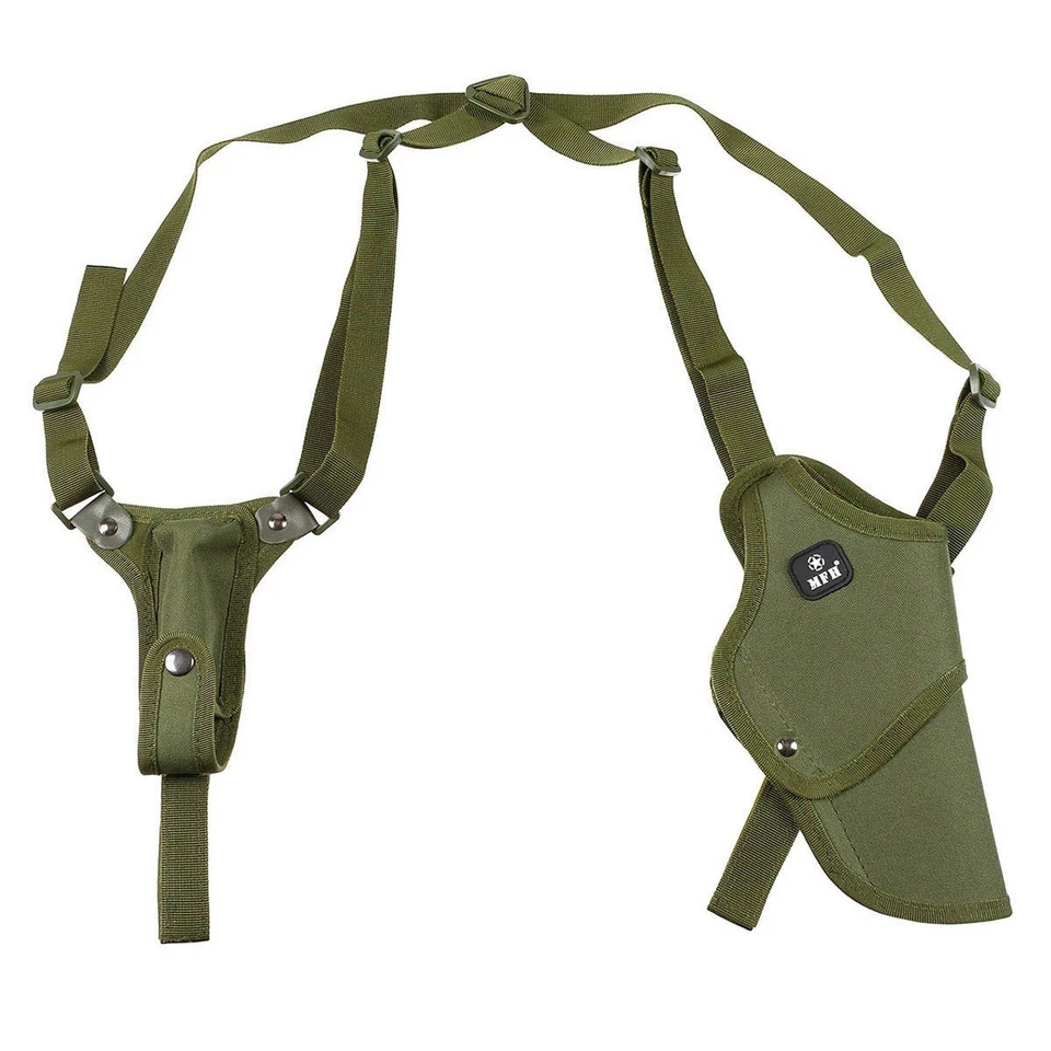 Tactical Universal Shoulder Pistol Gun Holster with Braces Right Handed Green - Image 1 of 1