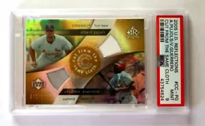 2005 Upper Deck Reflections Cut from the Same Cloth Pujols / Guerrero PSA 9 - Picture 1 of 3
