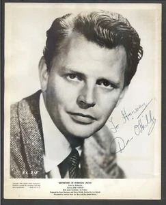 Dan O'Herlihy - Foto autógrafa de celebridad firmada de colección - Robinson Crusoe - Imagen 1 de 1
