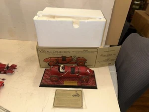 1910 Indy type tin race car 11" long wood base Enesco collection Lou Chevrolet - Picture 1 of 19