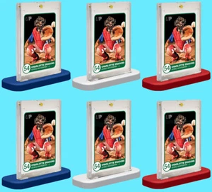 6 Ultra Pro ONE TOUCH COLORED STANDS 35pt Display Sports Card Holder Magnetic - Picture 1 of 1
