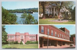 Escenas de Middleport Ohio OH River Hogar Escuela Secundaria Distrito de Negocios Postal - Imagen 1 de 2
