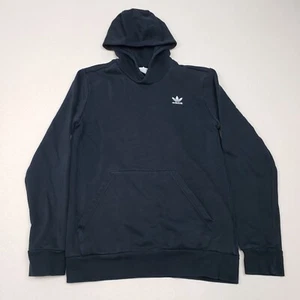 Adidas Youth Black Pullover Sweatshirt Hoodie Sz YL EXCELLENT CONDITION!!! - Picture 1 of 9