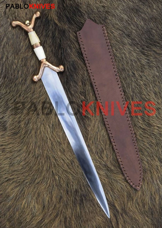 24" Hand Forged Carbon Steel Hunting Celtic Short Sword, 3rd - 2nd Century B.C. - Image 1 of 2