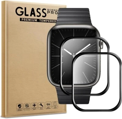 Screen Protector For Apple Watch Series 11/10/9/8 Ultra 3/1/2 SE 3 Tempered Glas - Image 1 of 4