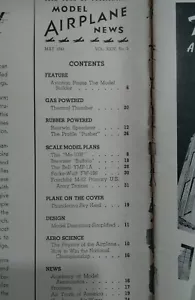 Model Airplane News May 1941 - Picture 1 of 12
