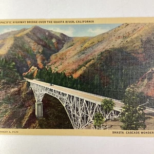 California Postcard Early 1900s Shasta River Pacific Highway Bridge - Picture 1 of 5
