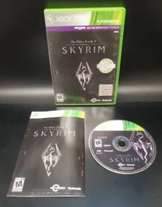 The Elder Scrolls V 5 Skyrim (Xbox 360, 2011) sauber getestet funktioniert - kostenloser Versand - Bild 1 von 11