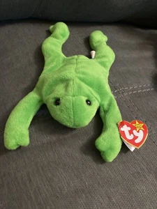 Ty Beanie Baby Beine Frosch grün 1993 - Bild 1 von 8
