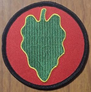 US ARMY 24th INFANTRY DIVISION COLOR 4" SSI HAT PATCH UNIFORM MILITARY ORIG NOS - Picture 1 of 2