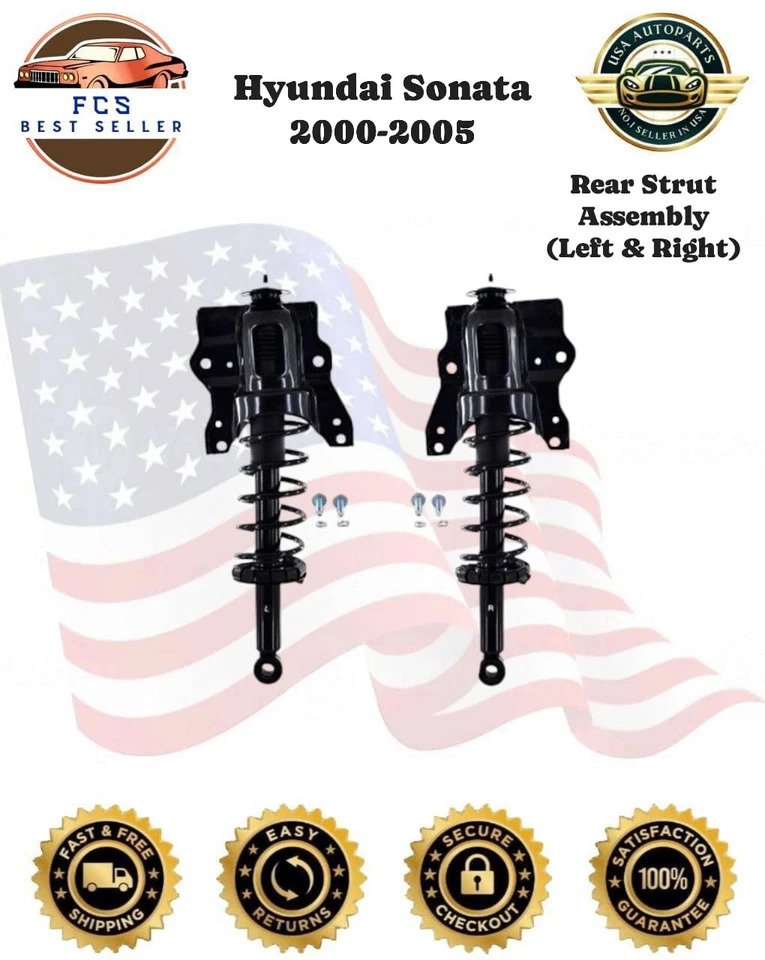 Puntales traseros FCS Auto Parts alta calidad OE para Hyundai Sonata 2000-2005 Foto 1 de 4