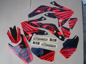 FLU TEAM HONDA PTS5 GRAPHICS HONDA CRF150R CRF150RL CRF150RB 2007-2024 - Bild 1 von 1