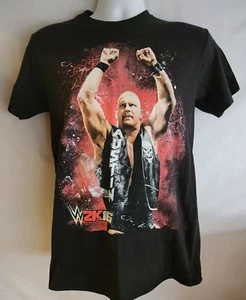 WWE STEVE AUSTIN MENS SMALL SHORT SLEEVE T-SHIRT 2K16 - Picture 1 of 9
