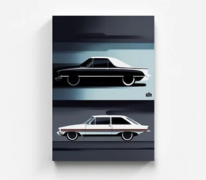 Máquinas lienzo color coche mural lienzo arte museo arte - Imagen 1 de 7