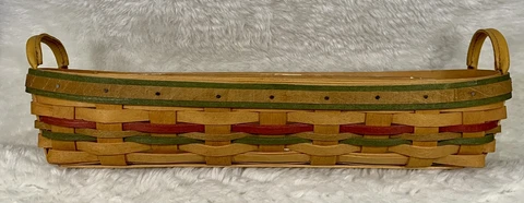 Longaberger 2000 Harvest Blessings Baskets Century Celebration 16x6x3 As Shown Cover