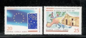 CYPRUS - EUROPEAN CULTURAL MONTH - SET #869-70 - MNH - YR 1995 - Imagen 1 de 1