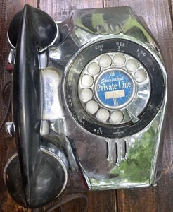 Connecticut Electric TP-6 A Chrom Wandtelefon Army Signal Corps - Bild 1 von 17