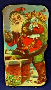 Antikes Buch Nacht vor Weihnachten c 1901 #1753 Raphael, Tuck & Sons Ltd. weich - Bild 1 von 5