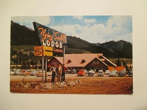 Alpine Wyoming Postkarte Der fliegende Sattel WY - Bild 1 von 2