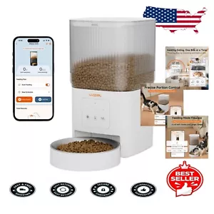 Smart 4L Automatic Cat Feeder with APP Control - Slow Feeding & Voice Record - Picture 1 of 10