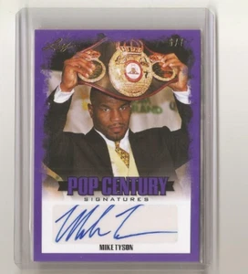 2015 Leaf Pop Century MIKE TYSON Signatures Purple Auto 6/7 #BA-MT1 RARE SP - Picture 1 of 1