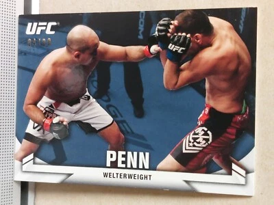 BJ Penn #8 2013 Topps UFC Knockout Blue #04/88 - Image 1 of 2