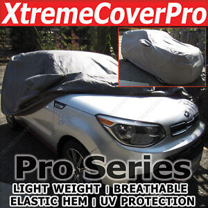 2015 TOYOTA PRIUS Breathable Car Cover w/Mirror Pockets - Gray