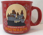 Harry Potter Mug Coffee Tea Cup  I’d Rather Stay At Hogwarts This Christmas  New