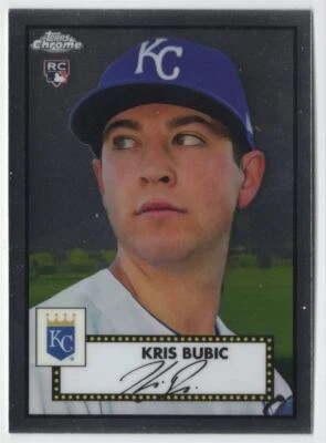 2021 Topps Chrome Platinum Anniversary Kris Bubic Kansas City Royals R89 - Image 1 of 2