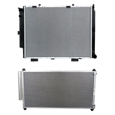 Kit de radiador y condensador de refrigeración de alcance para Mercedes-Benz E300 1995 BNDL-459921 Foto 1 de 2