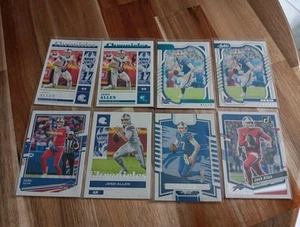 NFL Josh Allen 18 Card Lot Base Inserts Parallels Buffalo Bills 2020-23 - Picture 1 of 10