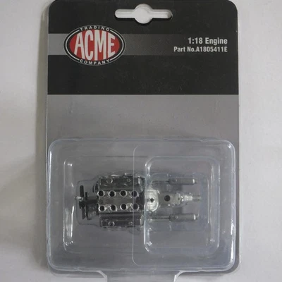 Motore e trasmissione ACME GMP 1/18 iniettato 396 BB Chevy V8 A1805411E nuovo 478 - Immagine 1 di 4