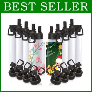 Isolierflaschen Großpackung 8 Stück, Sublimation - Bild 1 von 9