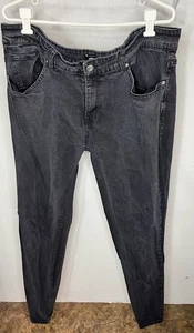 Jeans uomo Fashion Nova, Nova denim nero taglia 40 grandi e alti - Foto 1 di 4