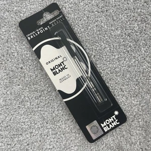 Montblanc Ball Point Pen Refill Black Broad Point Made In Germany 15152 - Picture 1 of 3
