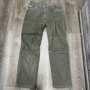 Kuhl Crag Series Brown Canvas Gunslinger Pants Outdoor Gorpcore Size 34x34 - Picture 1 of 10